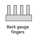 Back Gauge Fingers