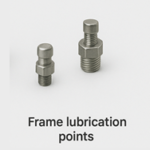 Bending Machine Accessory Frame and Lubrication Points
