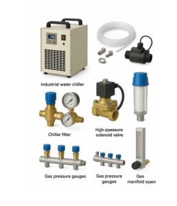 Laser Cutting Machine - Cooling & Gas System Accessories