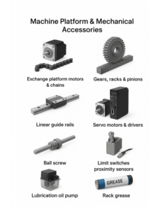 Laser Cutting Machine -Machine Platform & Mechanical Accessories